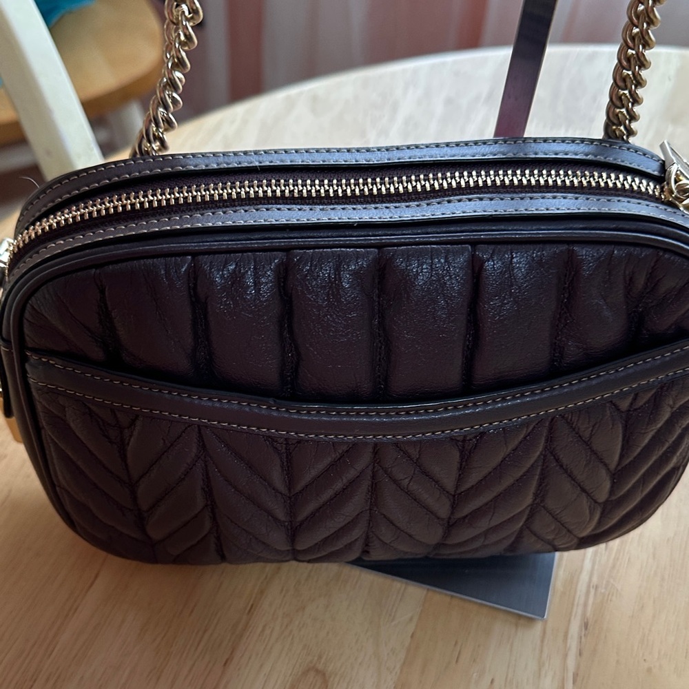 Coach 2018 Pink and Black Chevron Crossbody Bag - Picture 3 of 7